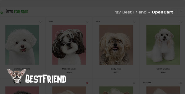 Creative Pet Store OpenCart Template