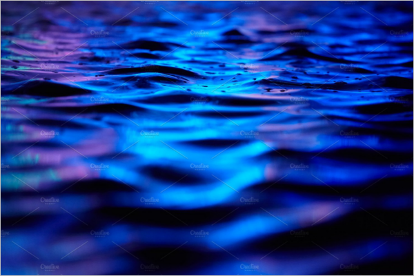 Dark Blue Wave Background