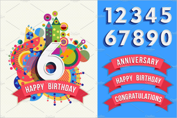 Designed Birthday Poster Template