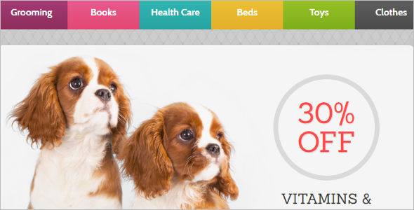 Dog Store OpenCart Template