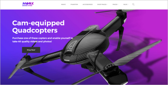 Drone Shop WooCommerce Theme