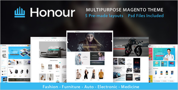 E-Commerce Store Magento Template
