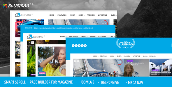 Editorial Magazine Joomla Theme