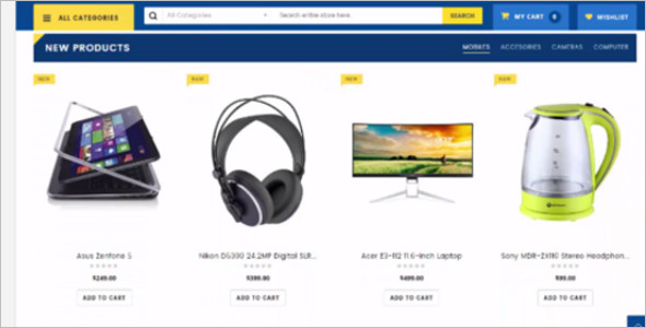 Electronic Store Magento Theme