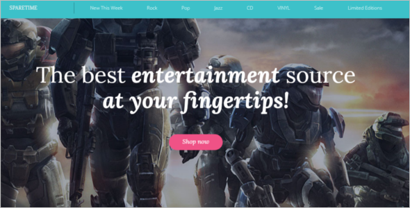 Enterainment Games OpenCart Template