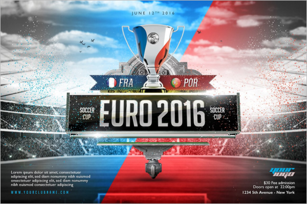 Euro Tournament Flyer Template