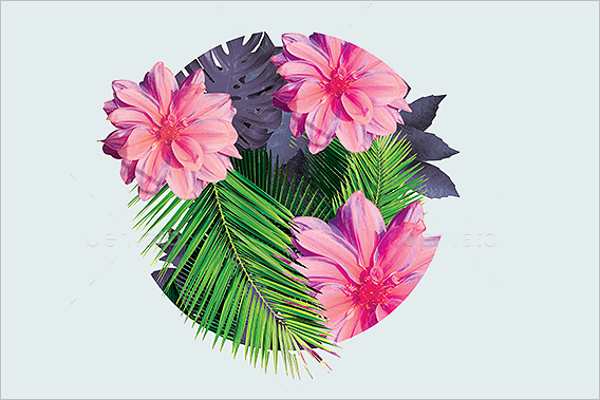 Exotic Flower Pattern