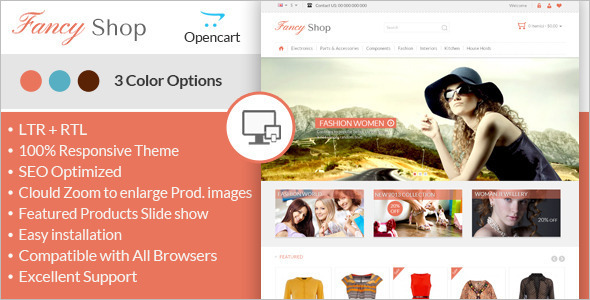 Fancy Jewelry Opencart Template