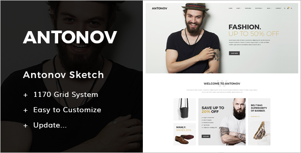 Fashion Skewtch PSD Template