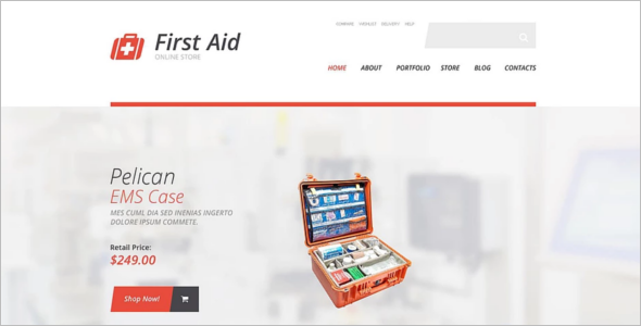 First Aid Supplies WooCommerce Theme