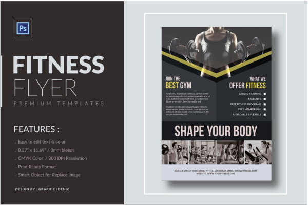 Fitness Advertising Flyer