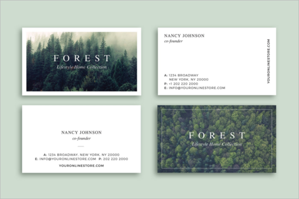 Forest Business Card Design