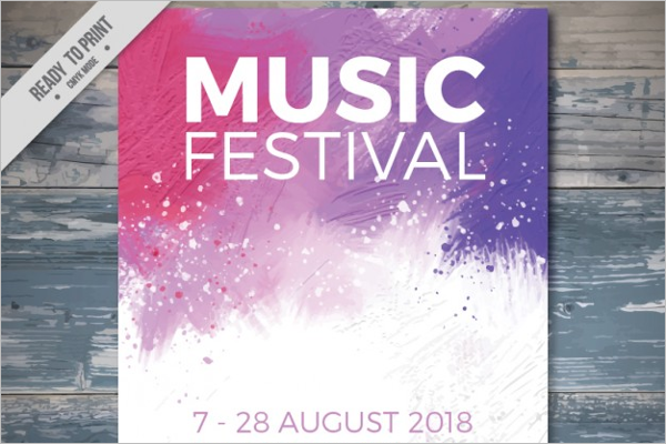 Free Music Festival Poster