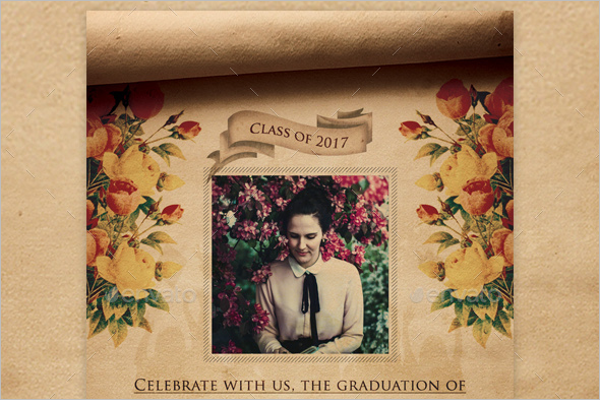 Graduation Invitation Flyer Design