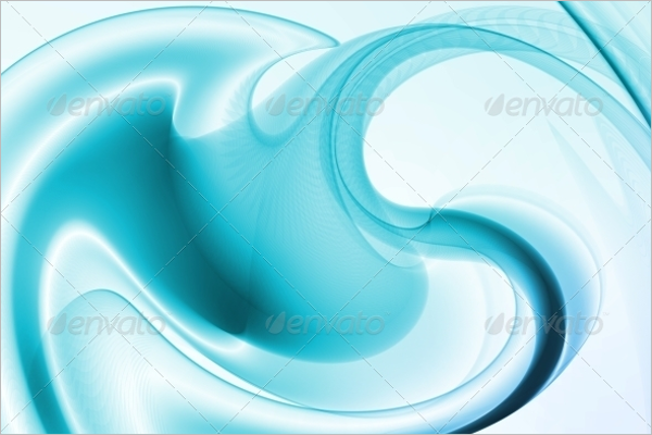 Graphic Blue Wave Background