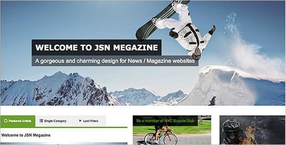 Great Magazine Joomla Template