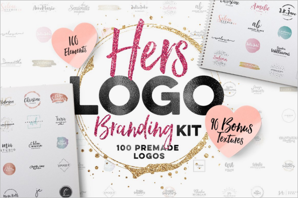 Hers Photoshop Logo Template