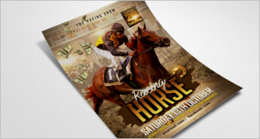 Horse Flyer Templates