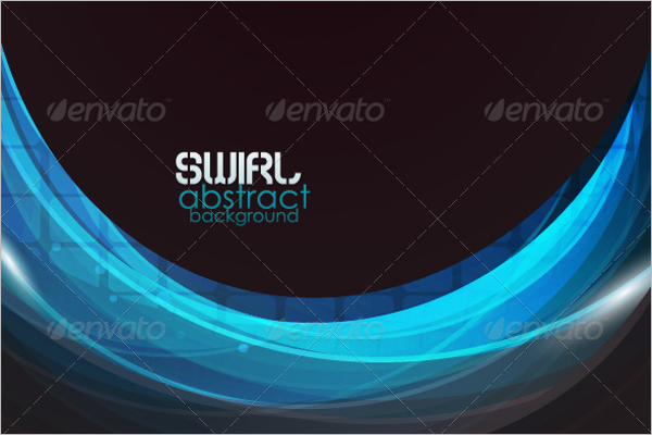 Illustration Blue Wave Vector