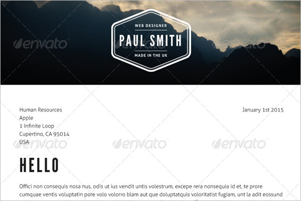 Job Resume Photoshop Logo Template