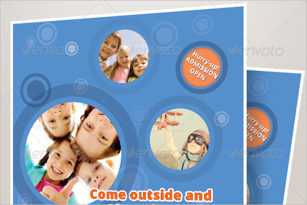 Kindergarten Daycare Flyer Design