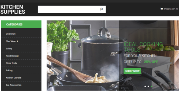 Kitchen Essentials OpenCart theme