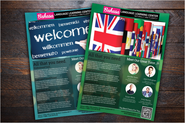 Learning Tutorial Flyer Templates