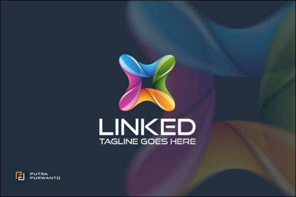 Linked 3D Logo Template