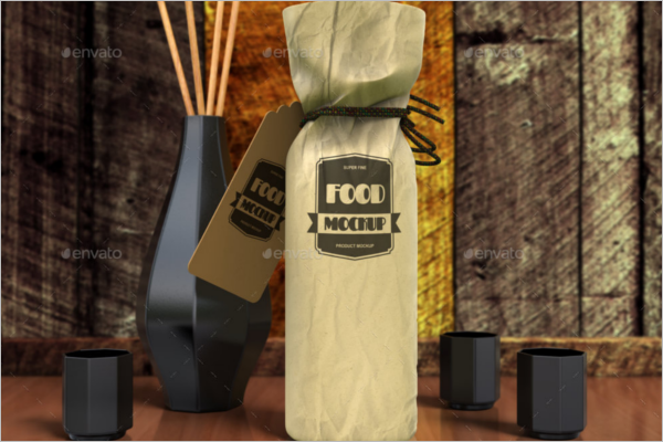Liquor Bag Mockup Template