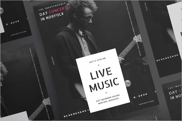 Live Music Poster Design