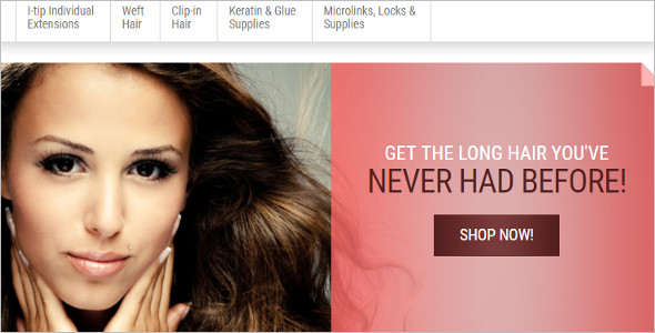 Long Hair OpenCart Template