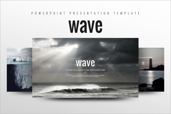 Magnificent Blue Wave Background