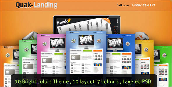 Marketing jQuery Landing Page Effect