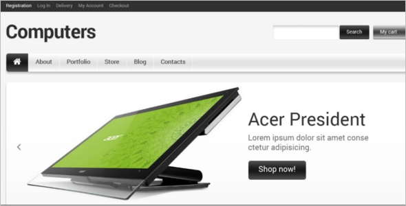Modern Computer Store WooCommerce Theme