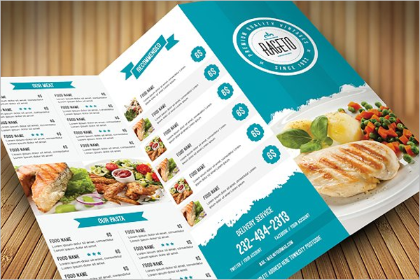 Modern Menu Flyer Design