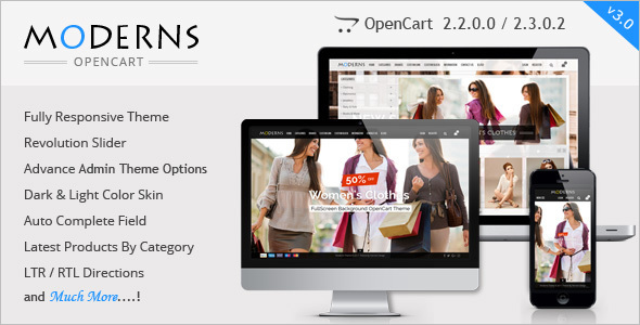ModernÂ Portfolio OpenCart Theme