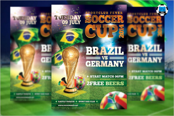 Modern Soccer Flyer Template