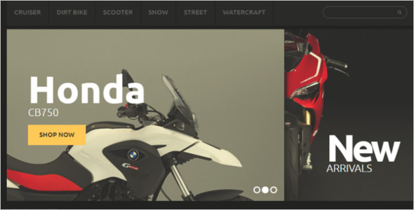 Motorcycles Magento Theme