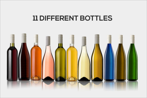 Multiple Bottles Design PSD