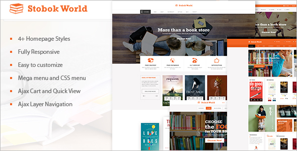 Multipurpose Bookstore Magento Template