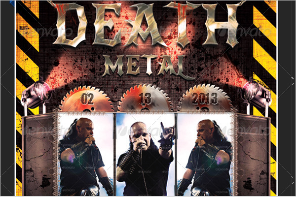 Music Club Poster Template