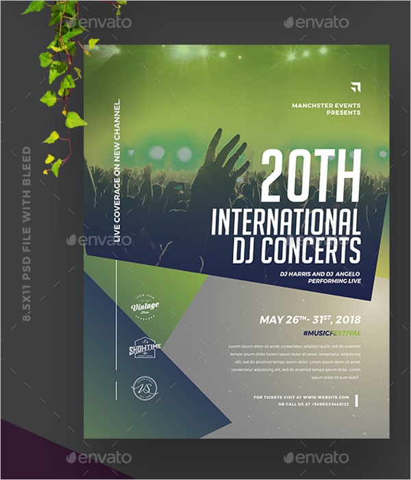 Music Poster PSD Design