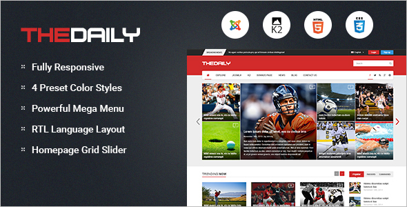 Â New Responsive Joomla Template