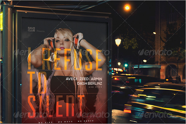 NightClub Music Poster Template