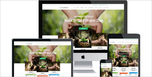 Onepage Nature Joomla template