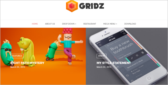 Optmize Free Blog Template