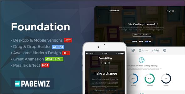 Pagewiz-Foundation-LandingPage-Template