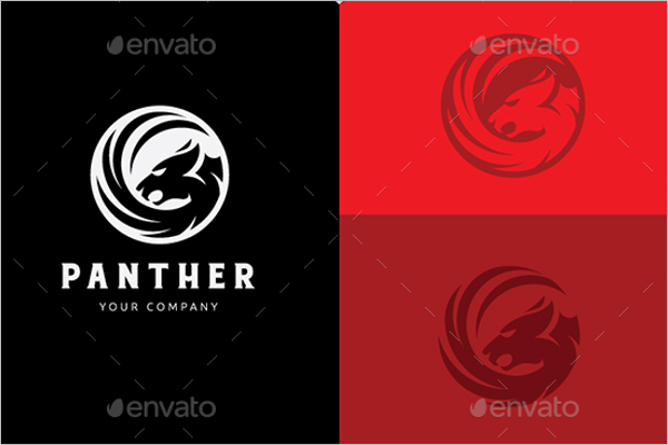 Panter Photoshop Logo Template