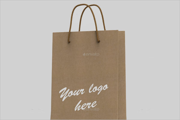 Paper Bag Mockup Template