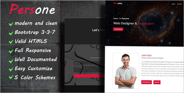 Personal Speciality Pages HTML Template